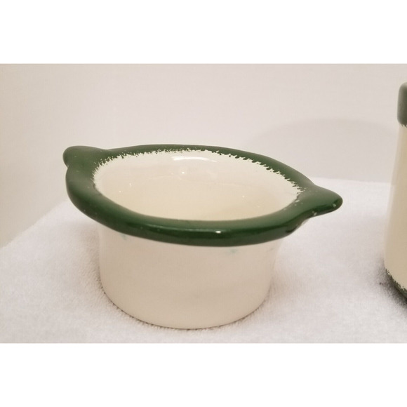 Signed B&B ceramic two piece dip chiller crock set cocktails EUC - Picture 4 of 8